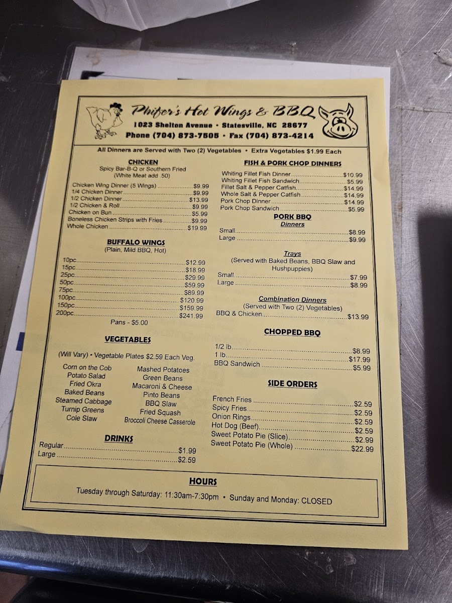 Phifer's Hot Wings & Bar-B-Q photo 2
